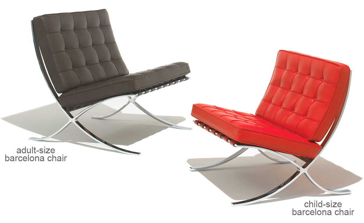 创意家具 - 坐具|儿童椅|办公家具|设计师家具|巴塞罗那椅（儿童版）